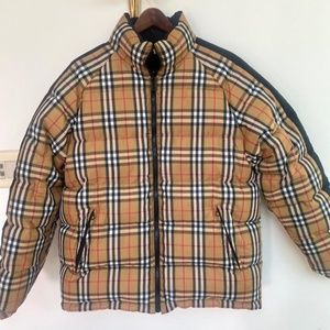 Burberry Men's Reversible Vintage Check Down-Filled Puffer Jacket